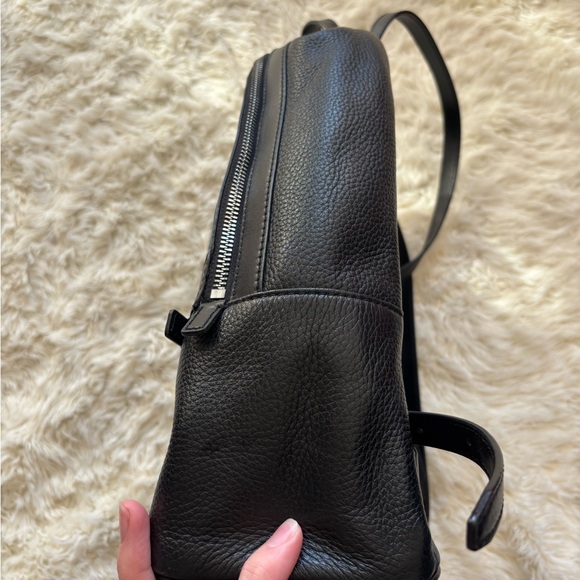 Michael Kors Black Pebbled Leather Backpack - Picture 7 of 16